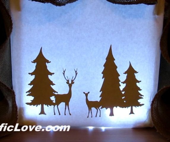 How to Make a Shadow Box With PVC - Homemade DIY Christmas Crafts