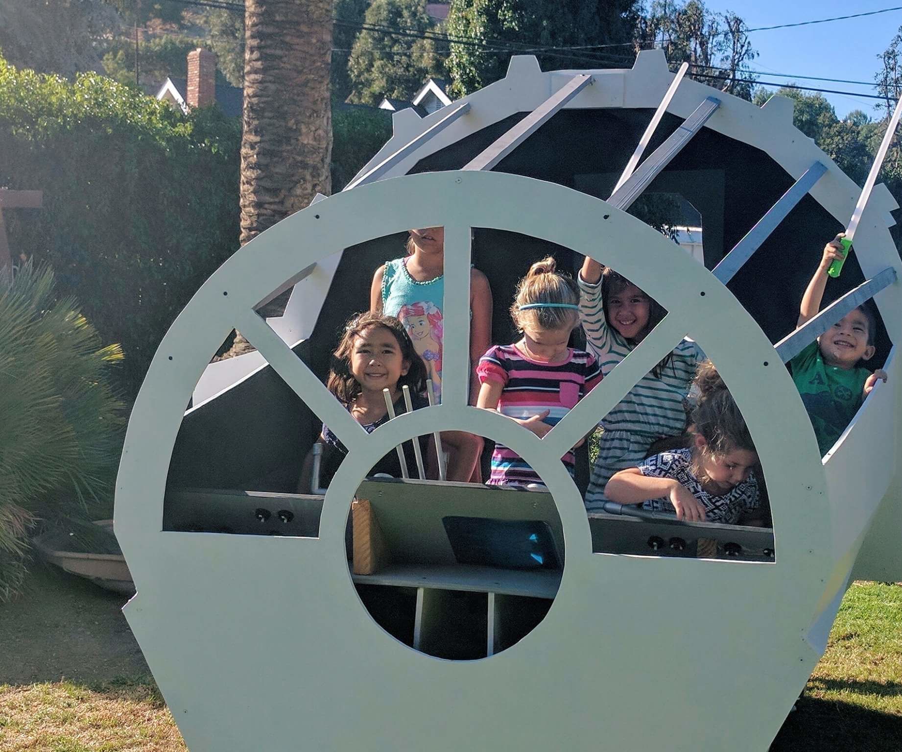 Star Wars Millennium Falcon Cockpit Playhouse That Can Fly!