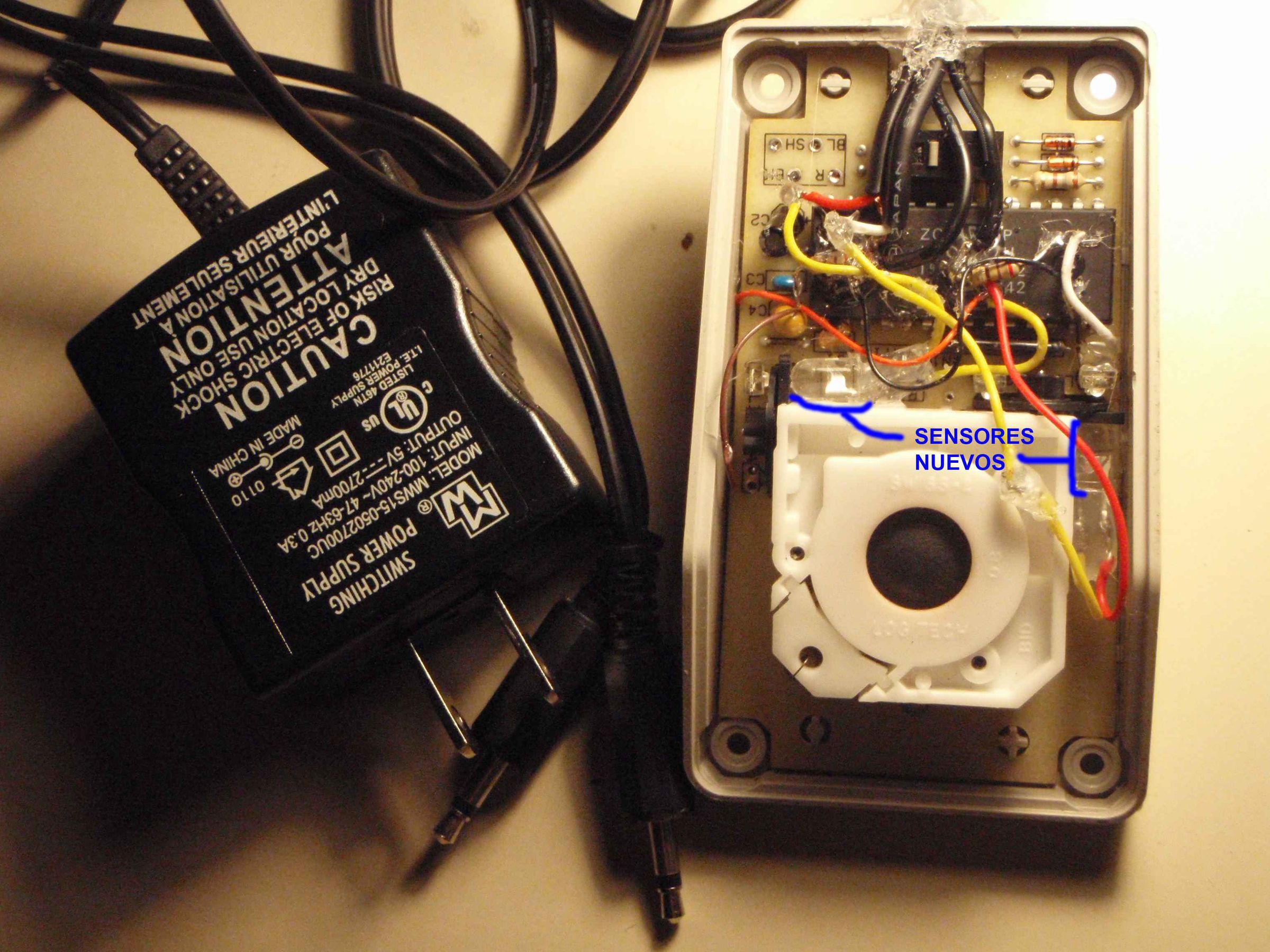 Bend/hack an Old Ball Mouse to Make It Do Lots of Sounds As You Move It.