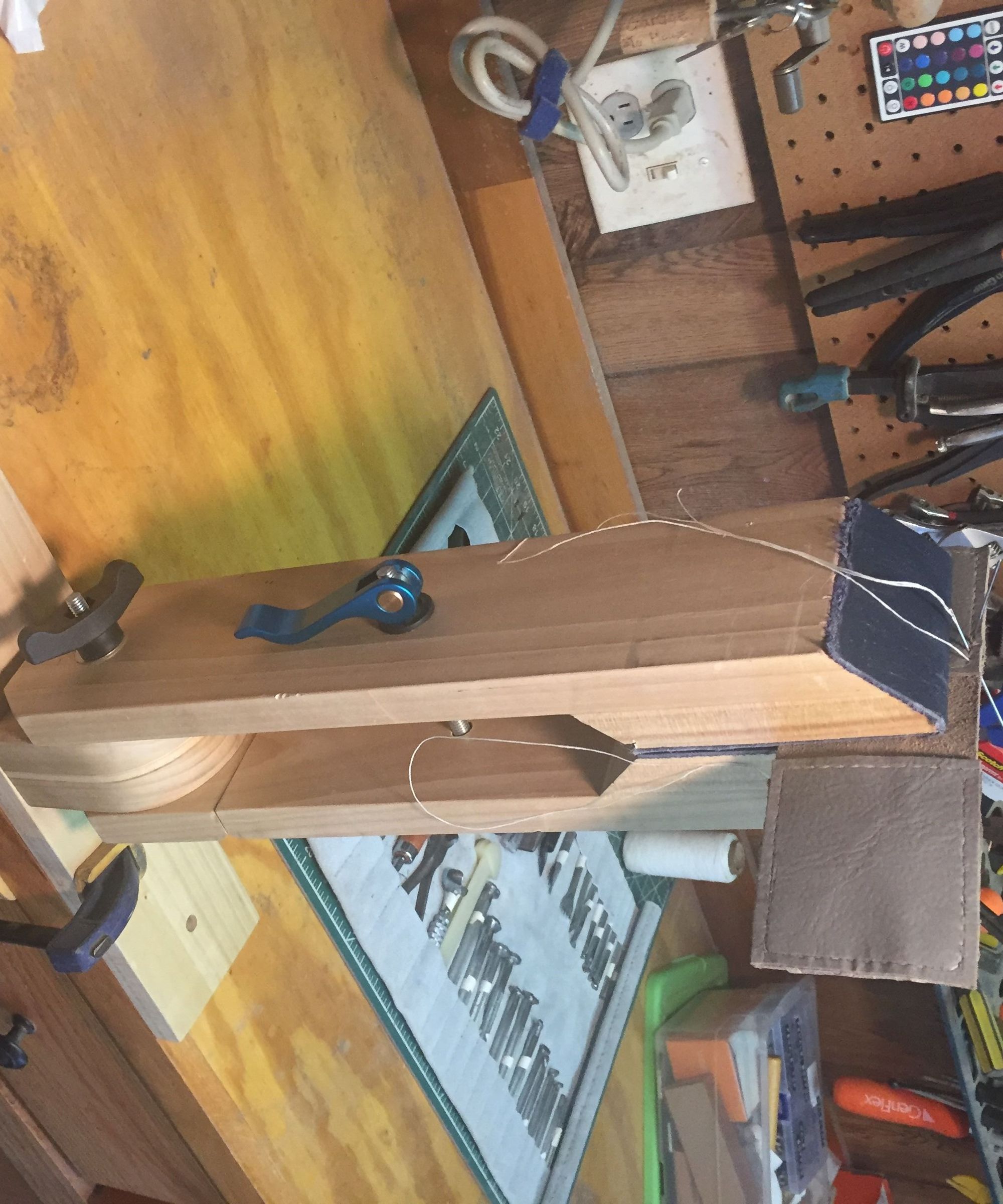 Leather Stitching Pony and Avoiding the Costanza Wallet