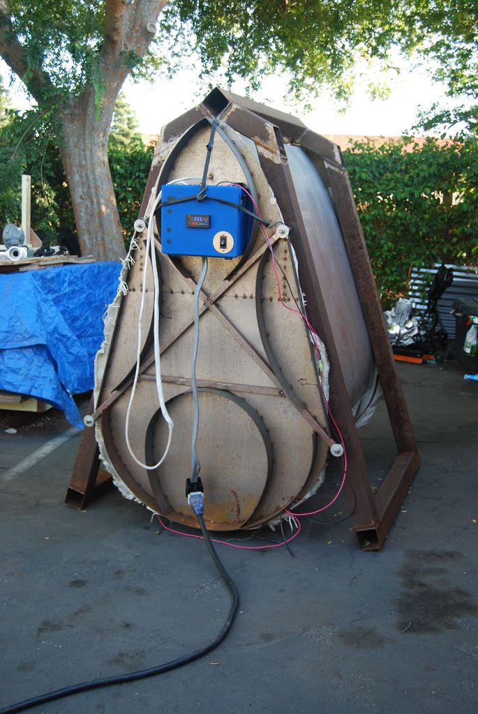 Teardrop Shaped Powder Coating Oven