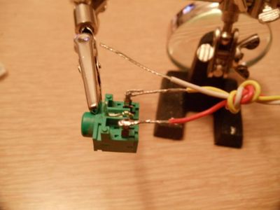 Soldering the Female Ports