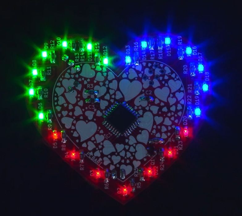 Led Heart Card LED Heart With a Vibrating Motor - Instructables