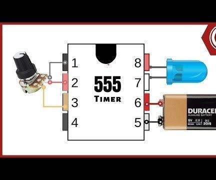 LED Dimmer Circuit With 555 Timer