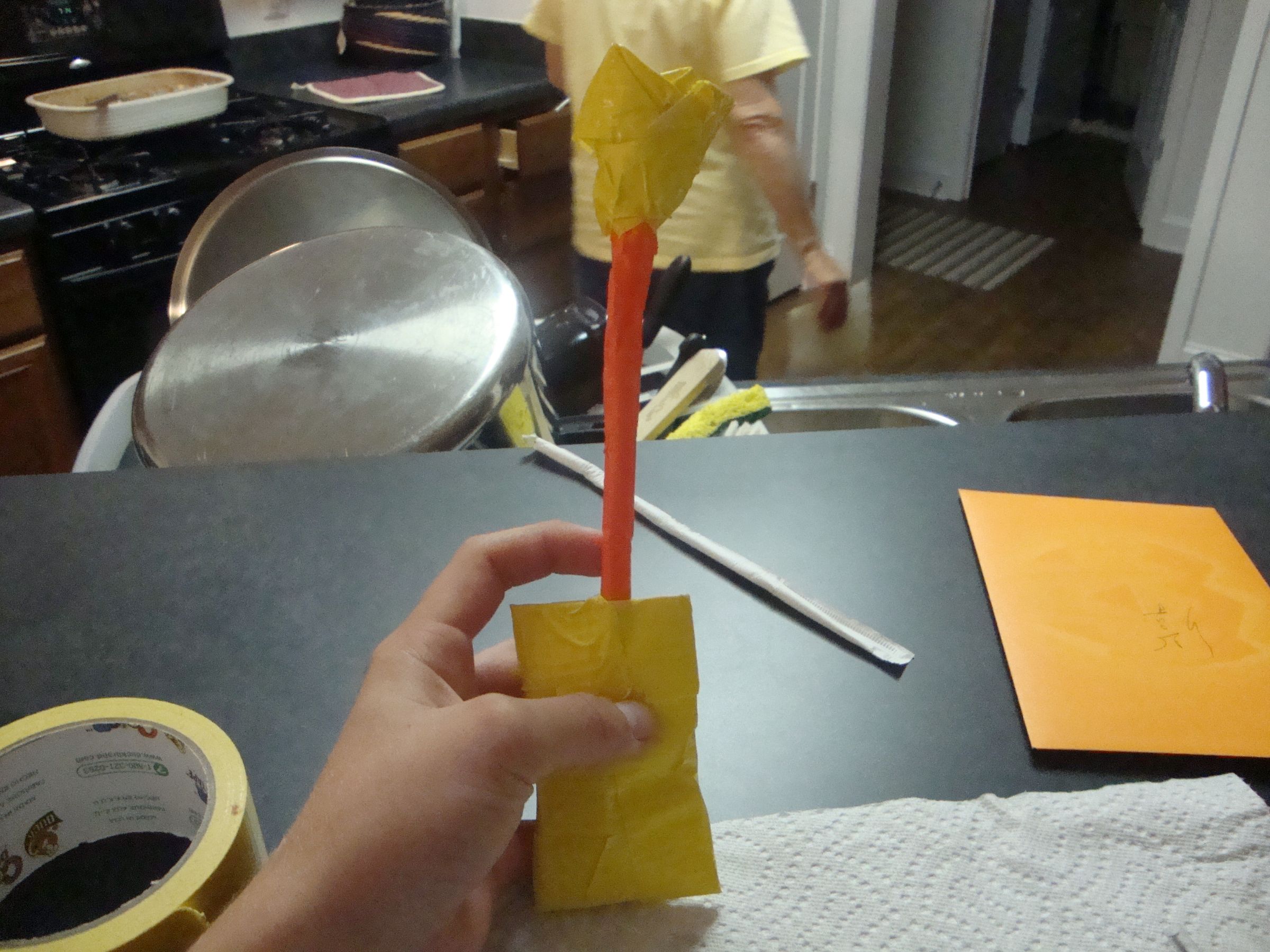 Duck Tape Trick Clown Flower