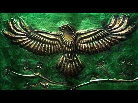 How to Make Eagle Embossed Painting / Metal Art