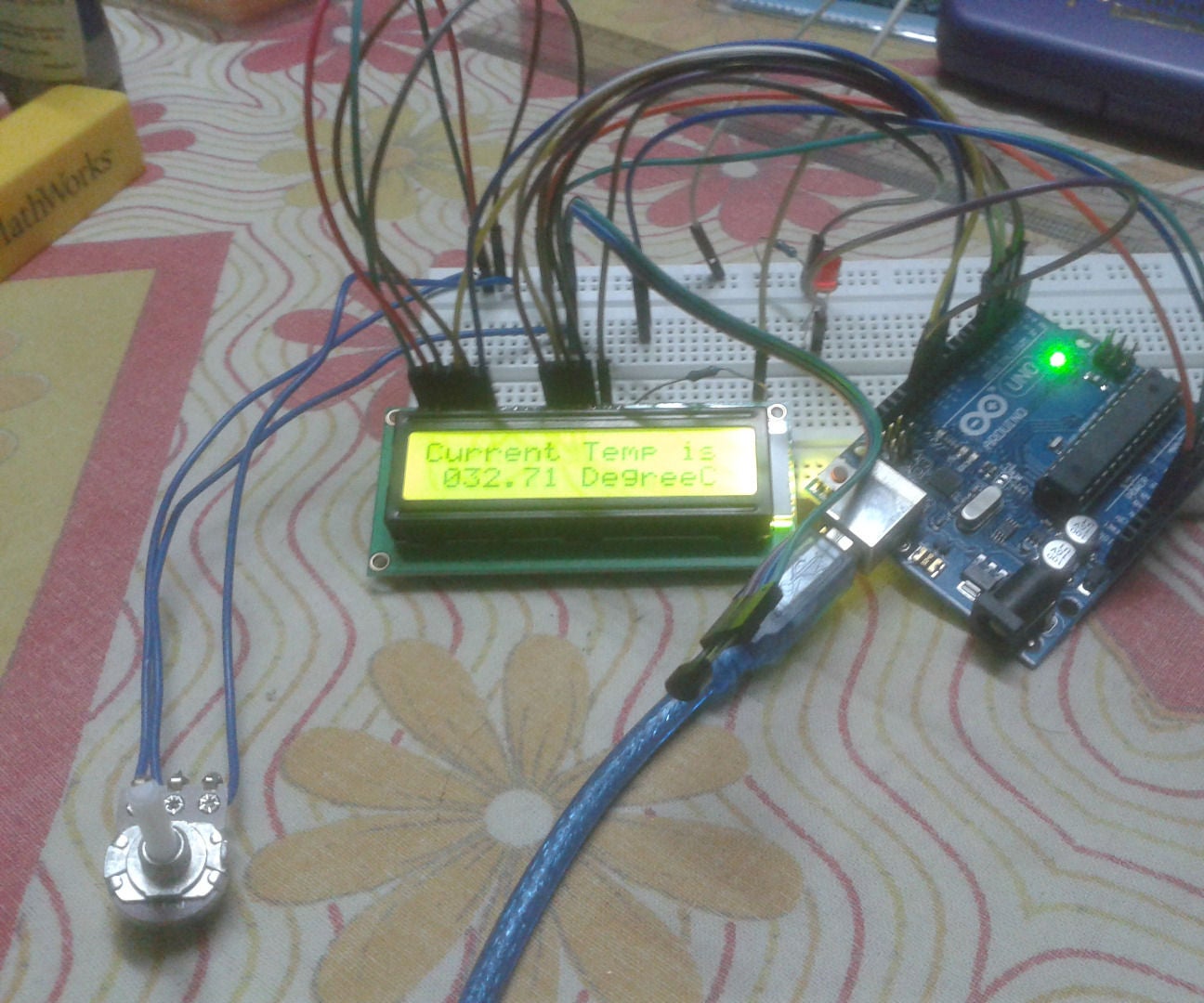 Sense Room Temperature and Display in LCD Using Simulink and Arduino ...