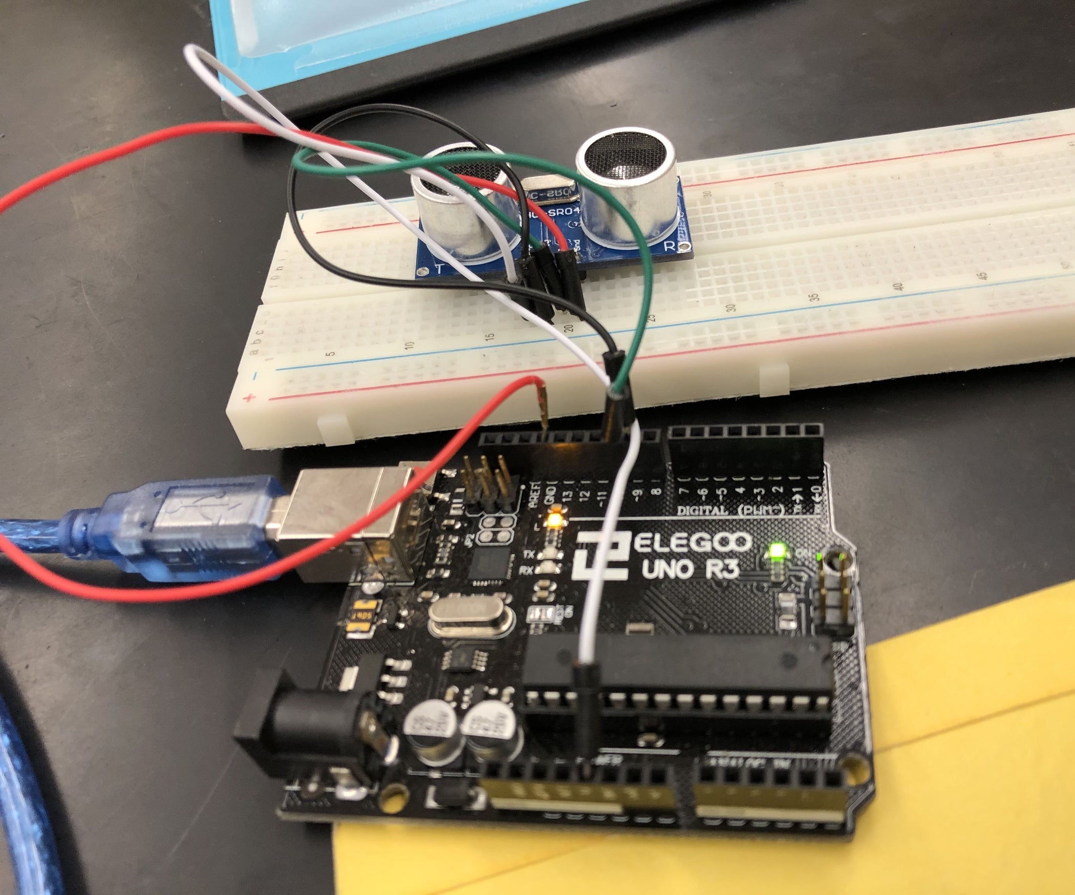 Sonar Range Finder Arduino 3 Steps Instructables