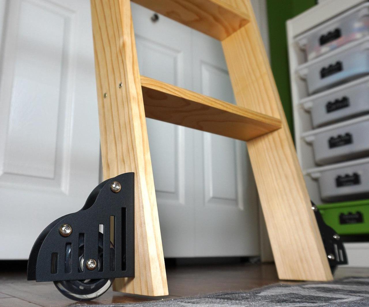 DIY Rolling Library Ladder 4 Steps (with Pictures) Instructables