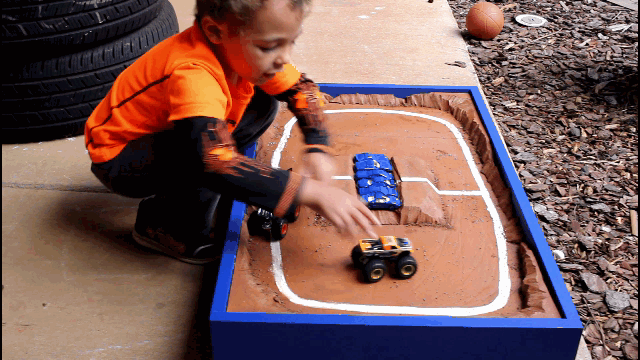 Toy Monster Truck Arena 7 Steps with Pictures Instructables