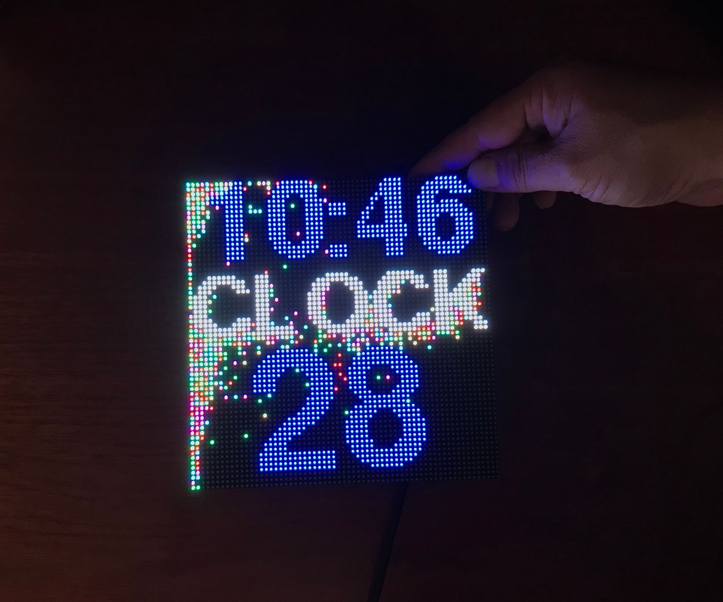 INTERACTIVE INTERNET CLOCK