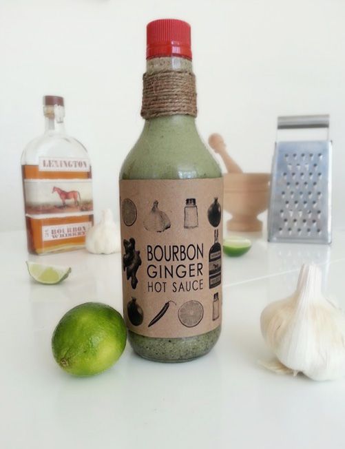 Making and Labeling Boozey Hot Sauce