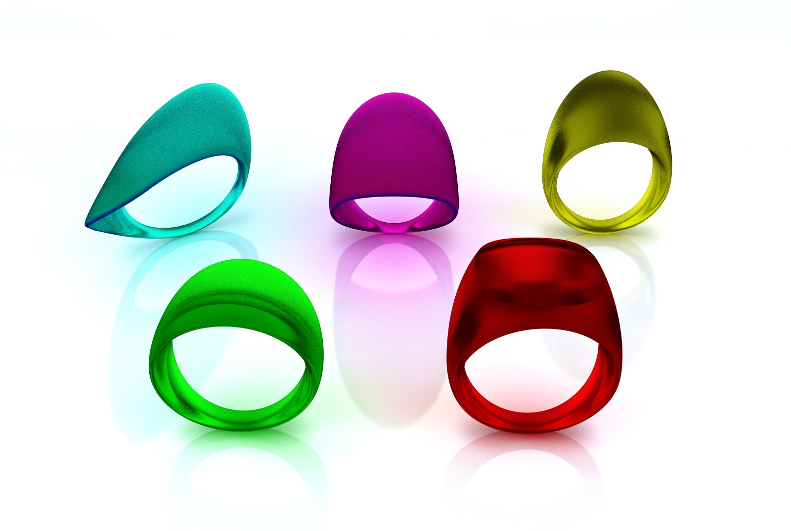Customizable 3D Printed Ring Designs