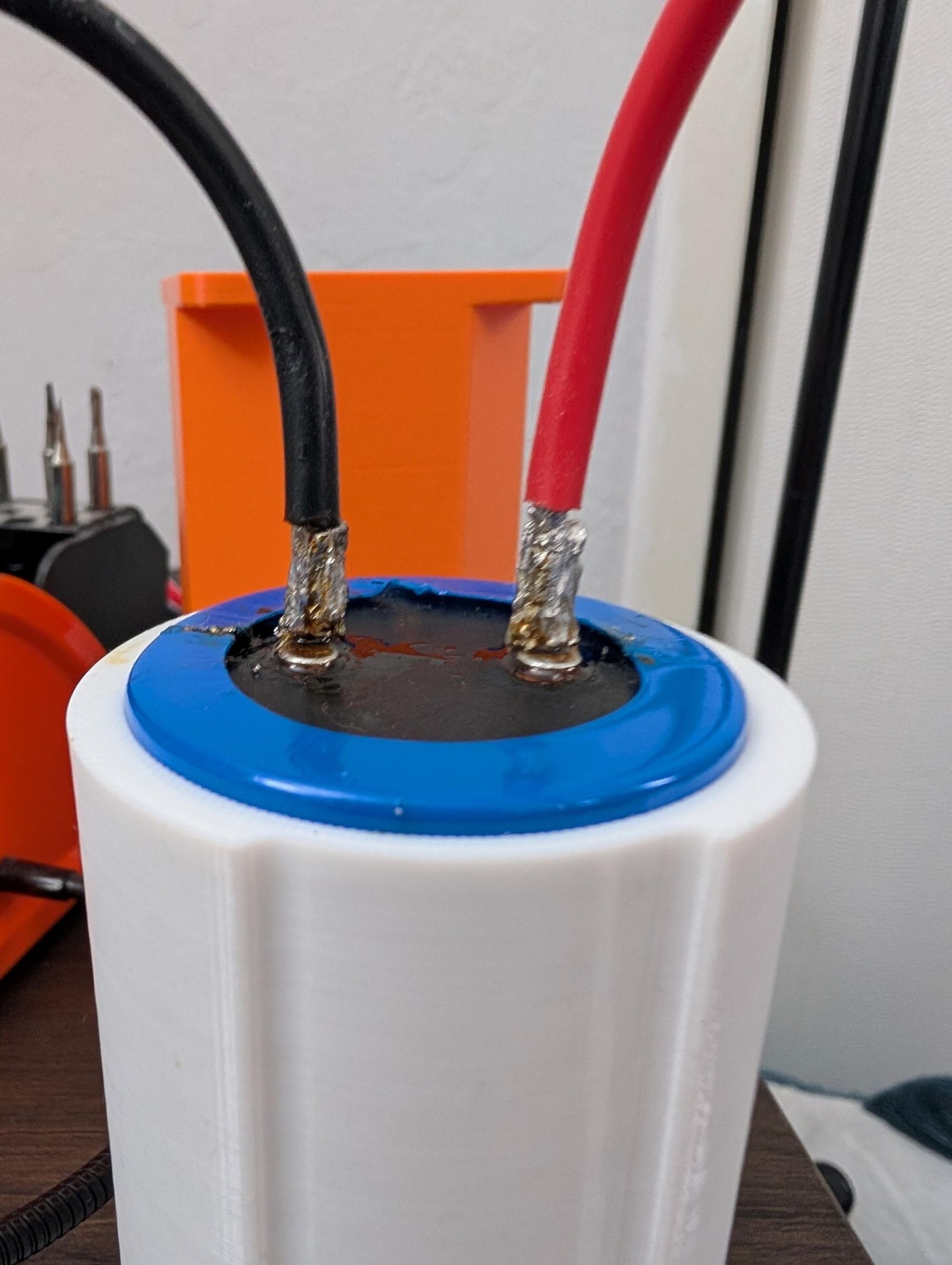 Central Tube and Capacitor Assembly