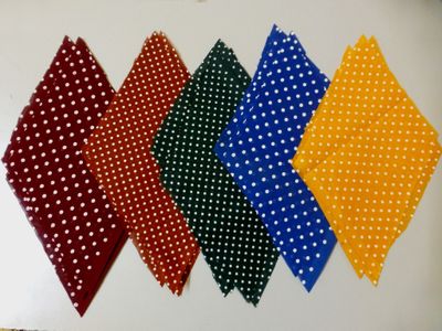 Make Fabric Pieces With Paper Inserts