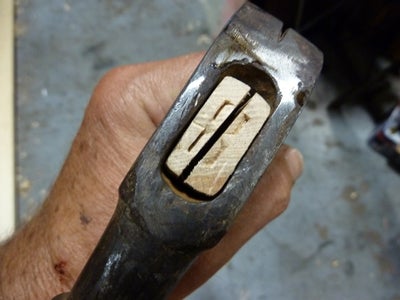 Install Wooden Wedge