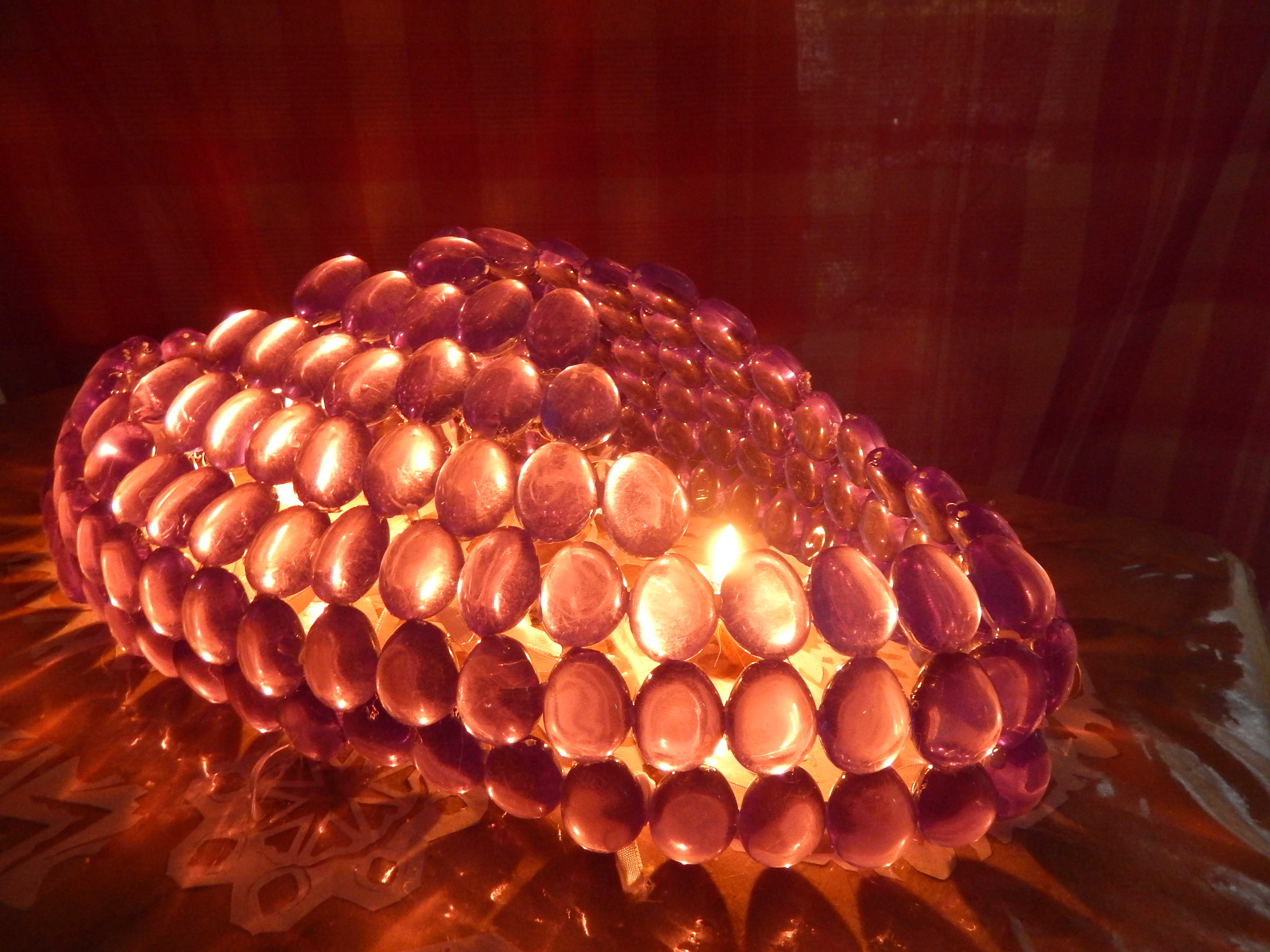 Crystal Lights Using Electric Bulbs or Candles Instructables