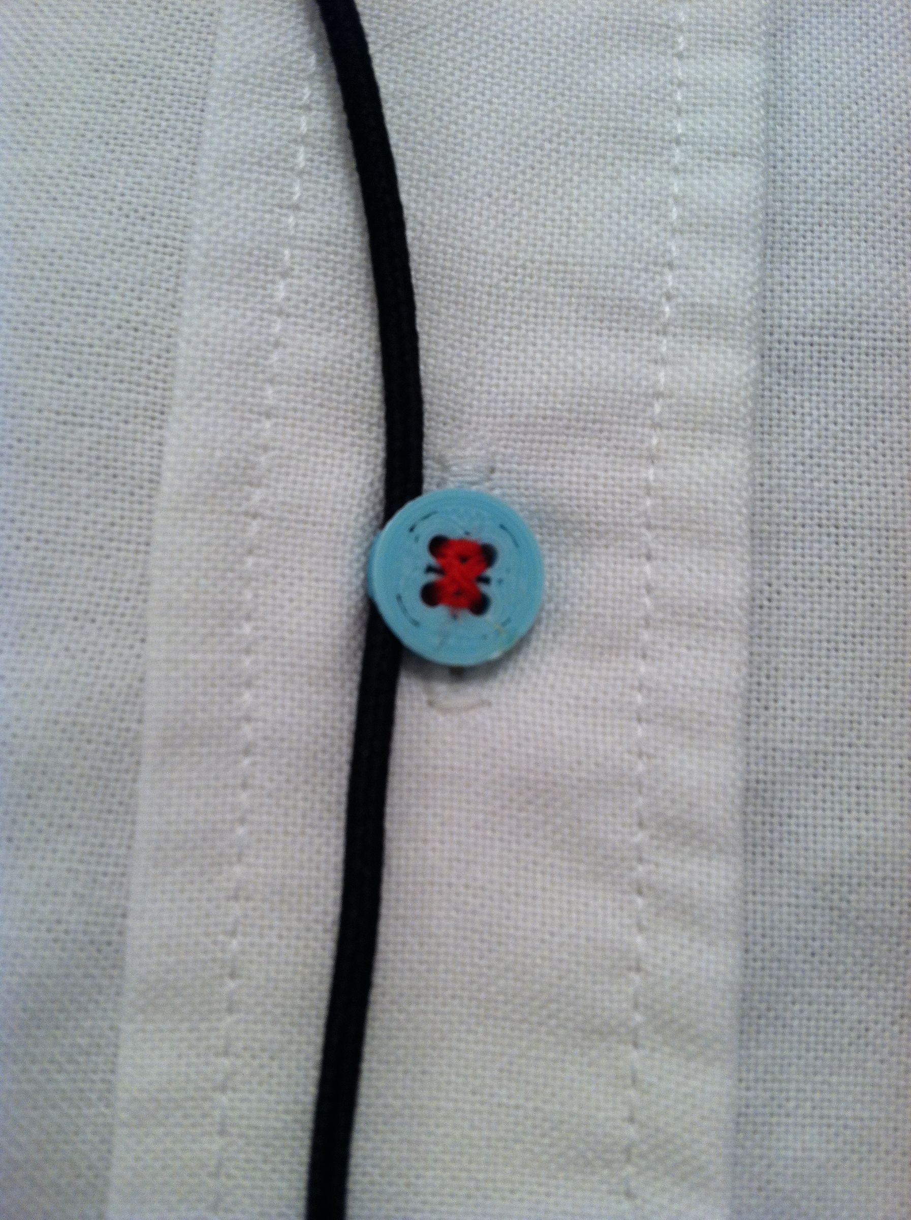 3D Printed Earbud Cord Button Clip