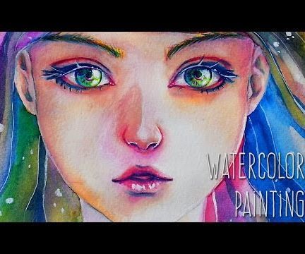 Into My Soul - Watercolor Painting