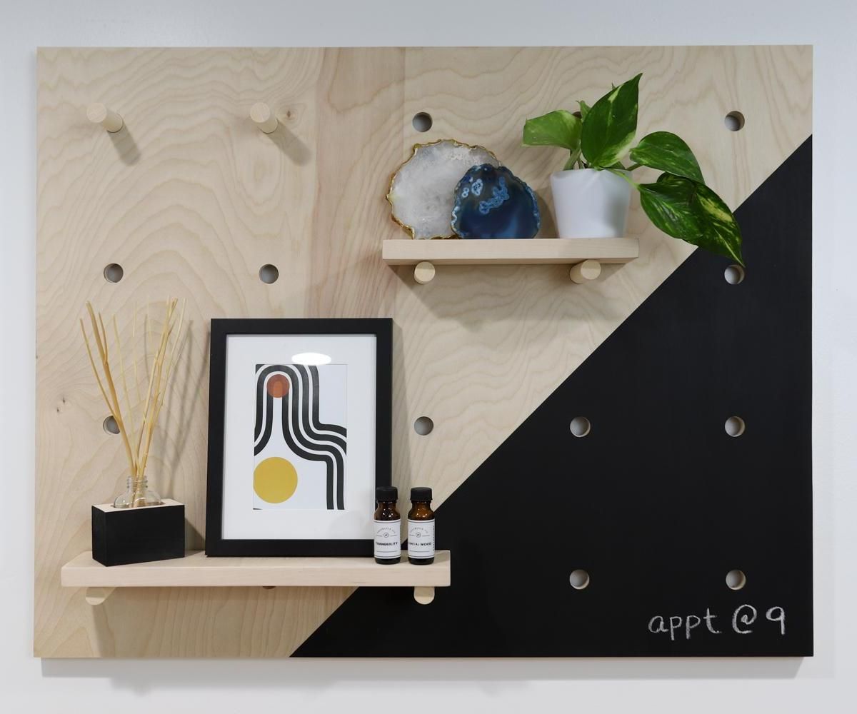 DIY Pegboard Wall Organizer