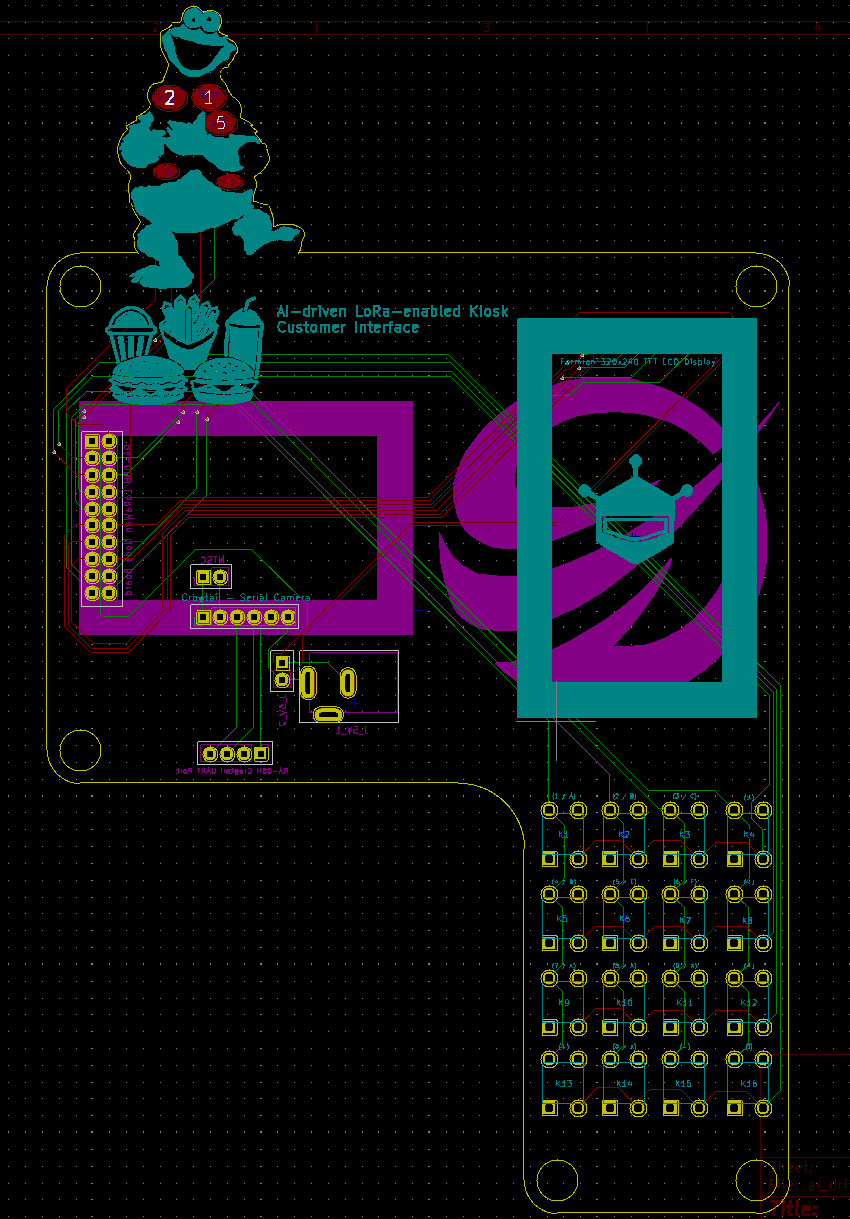 Designing the Kiosk Customer Endpoint PCB Outline, Protective Case, and Layout