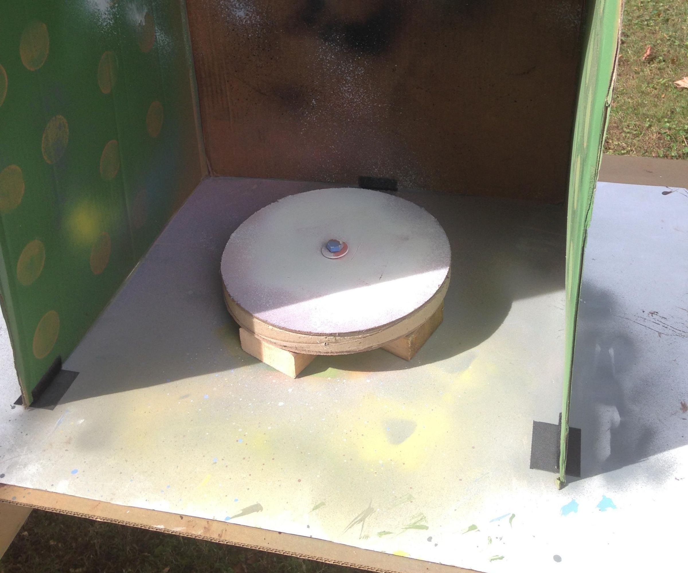 Paint Carosel & Collapsable Spray Booth