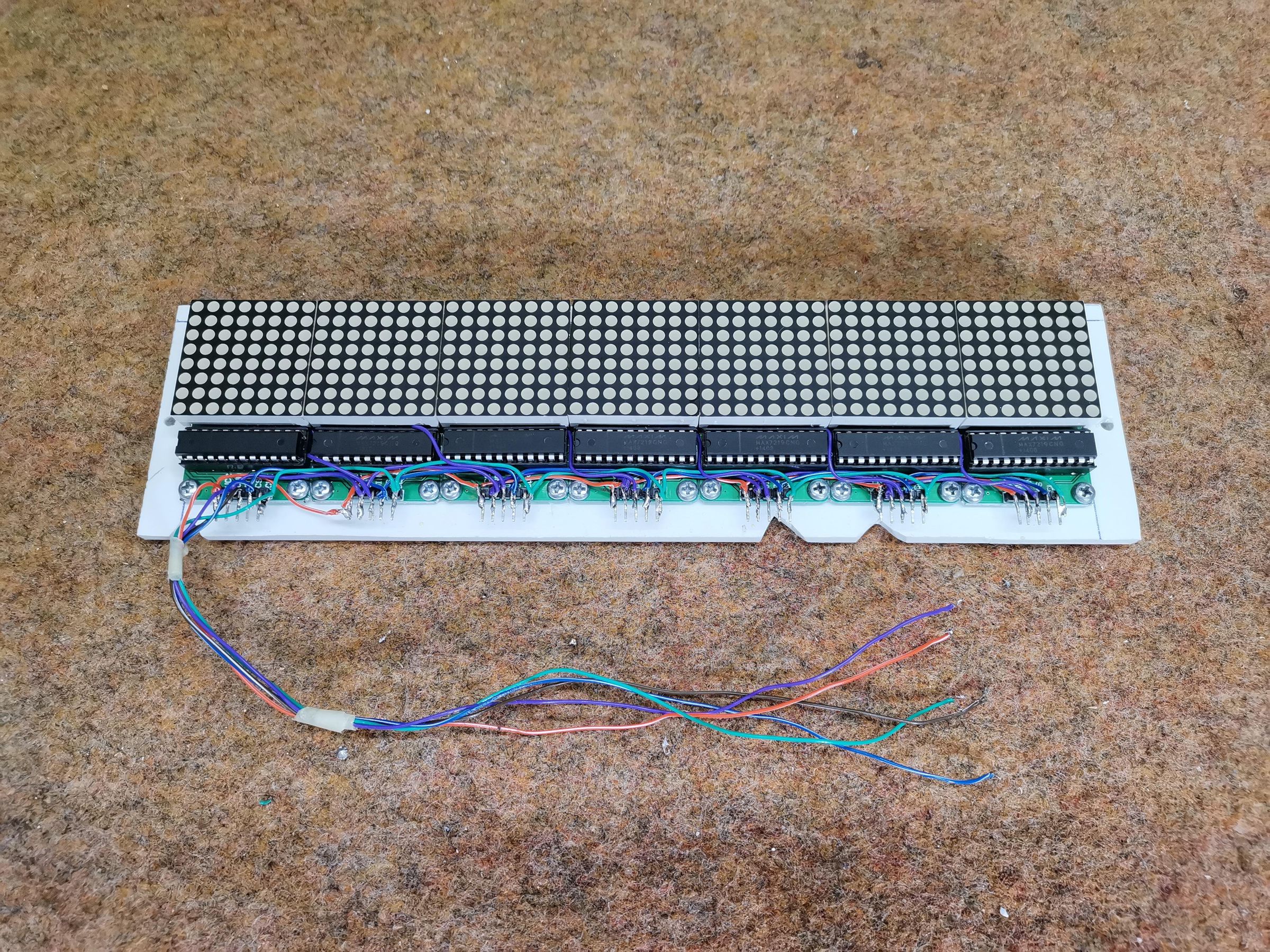 Arduino Matrix Scrolling Weather Station and Clock With BME 280 and ...