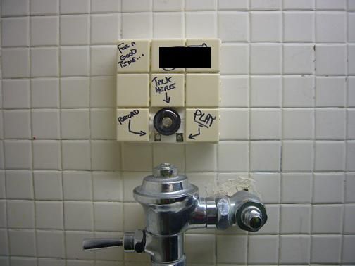 Audio Bathroom Graffitti Box