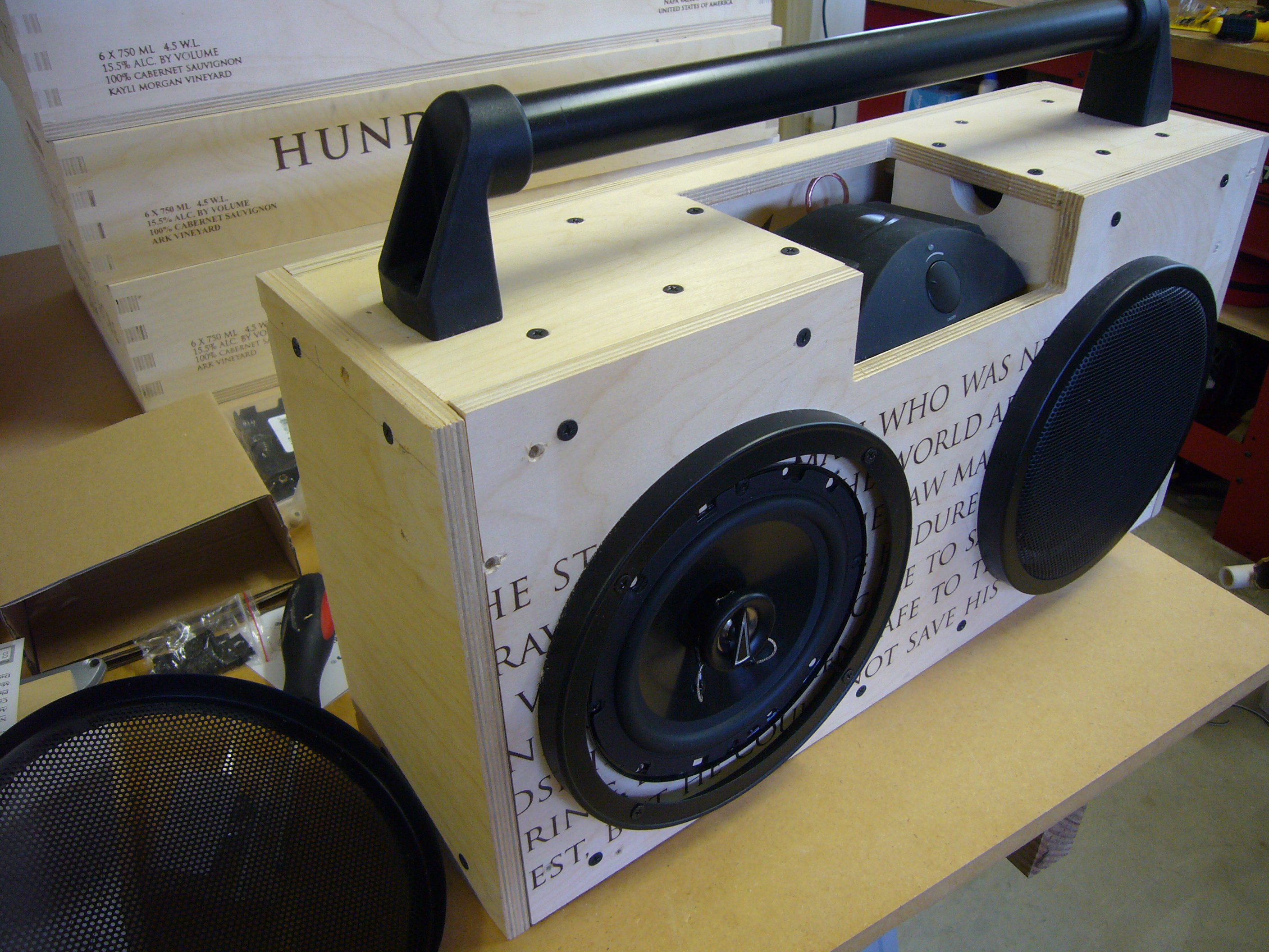 Homemade Boombox Collection Instructables