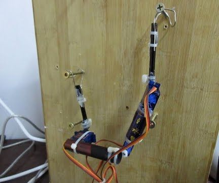 MonkeyBot - 3 Servo Climbing Robot