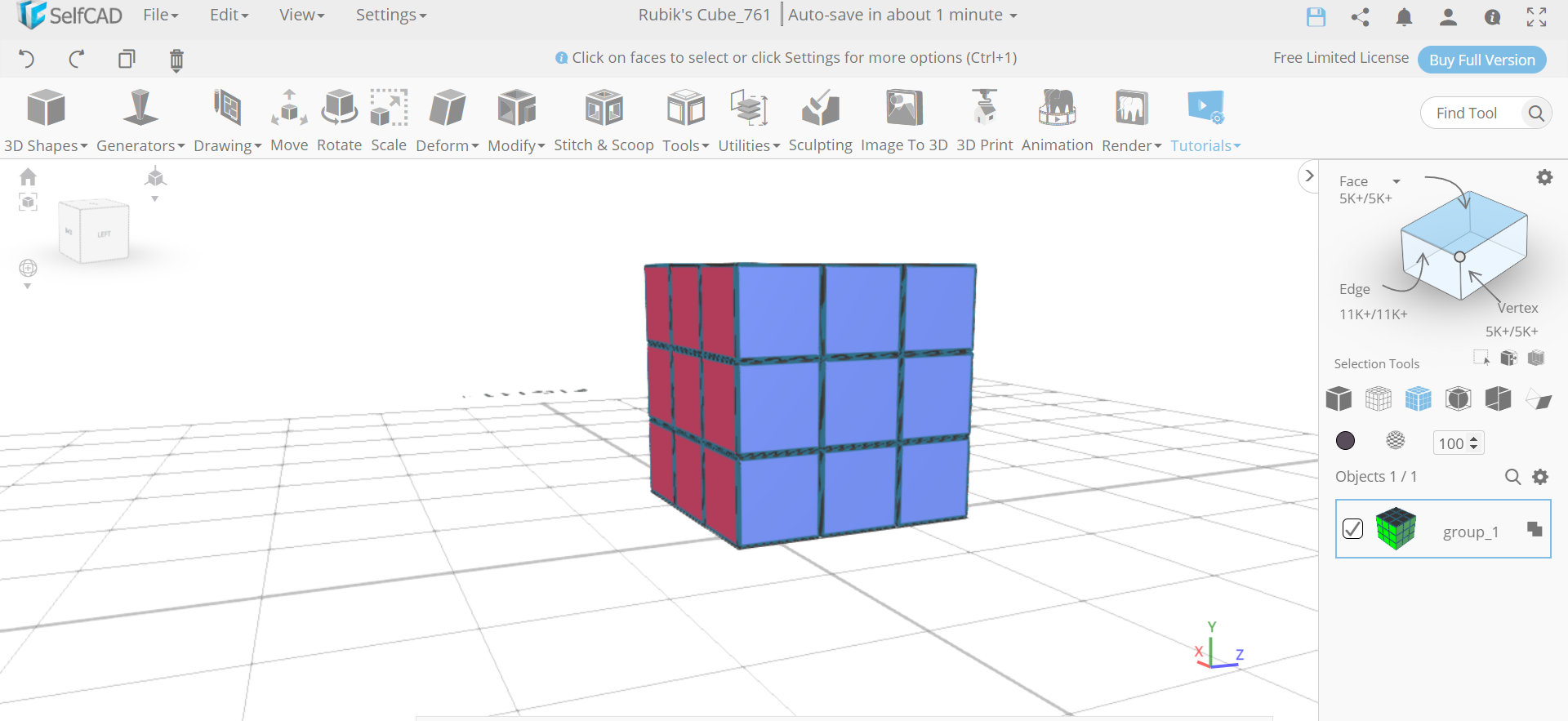 HOW TO CREATE a 3D RUBIK’S CUBE IN a 3D MODELING SOFTWARE : 8 Steps ...