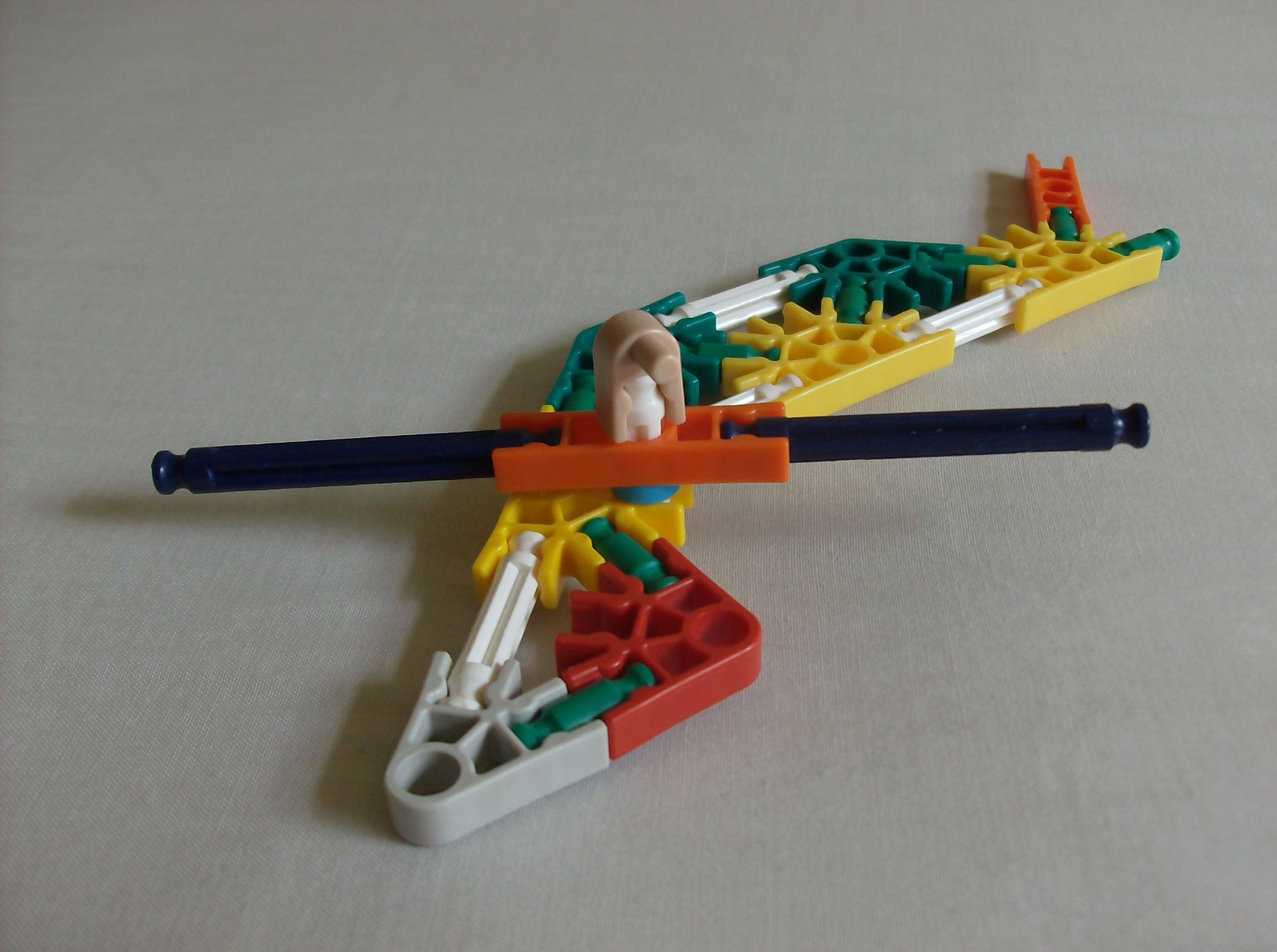 K'nex James Bond Helicopter With Saws Instructions 4 Steps