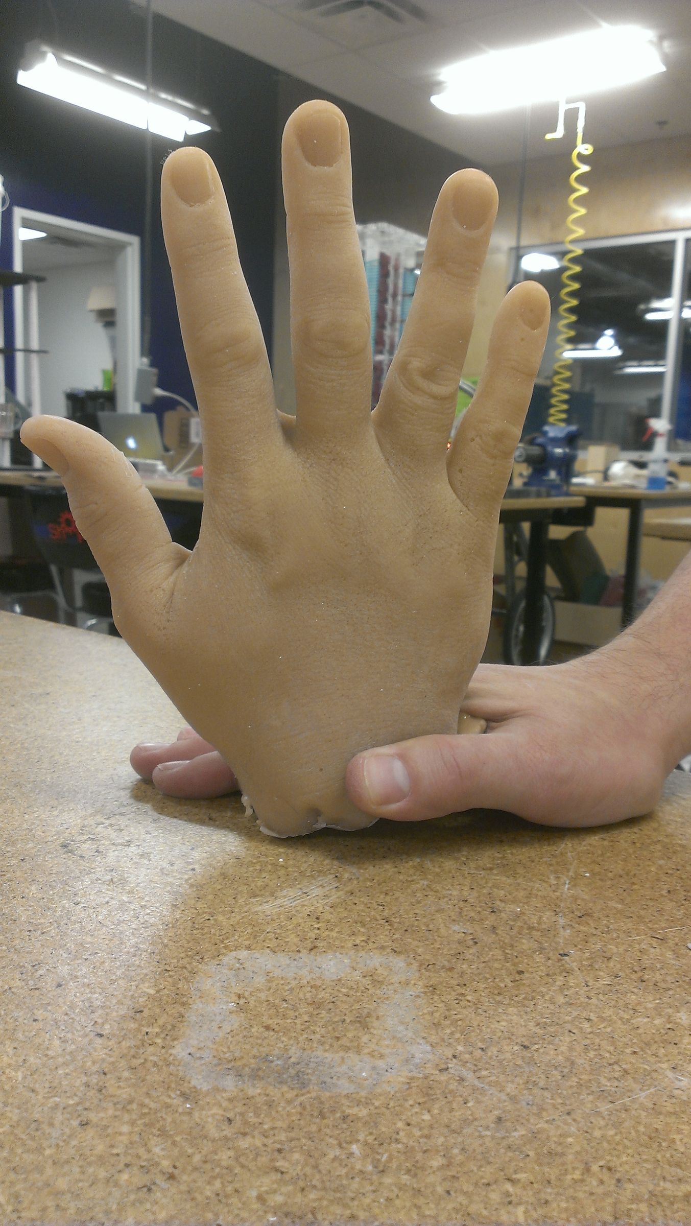 Ever Need an Extra Hand for a Project?  Try "Lifecasting"
