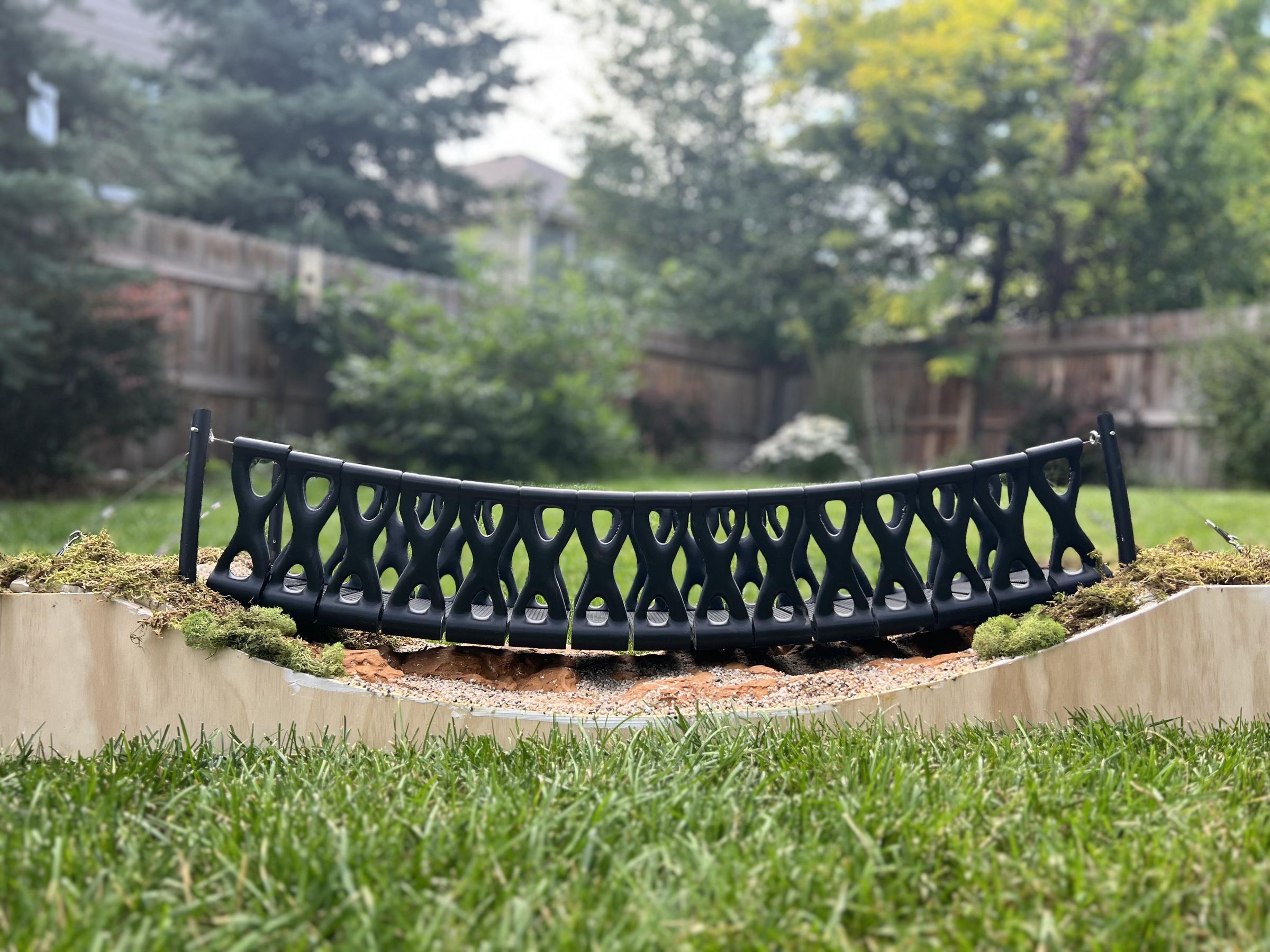 Pedestrian Suspension Bridge Model 3 Steps (with Pictures