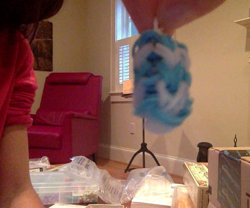 Monster Tail Dreidel Charm