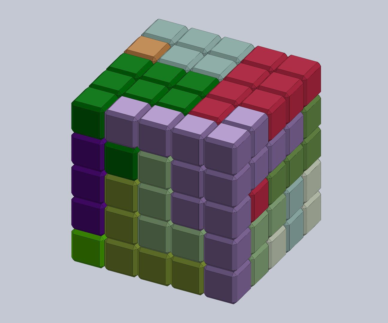 Five Cubed Puzzle
