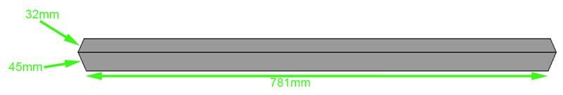 Doll's House Construction Roof Hinge/Switch Supports