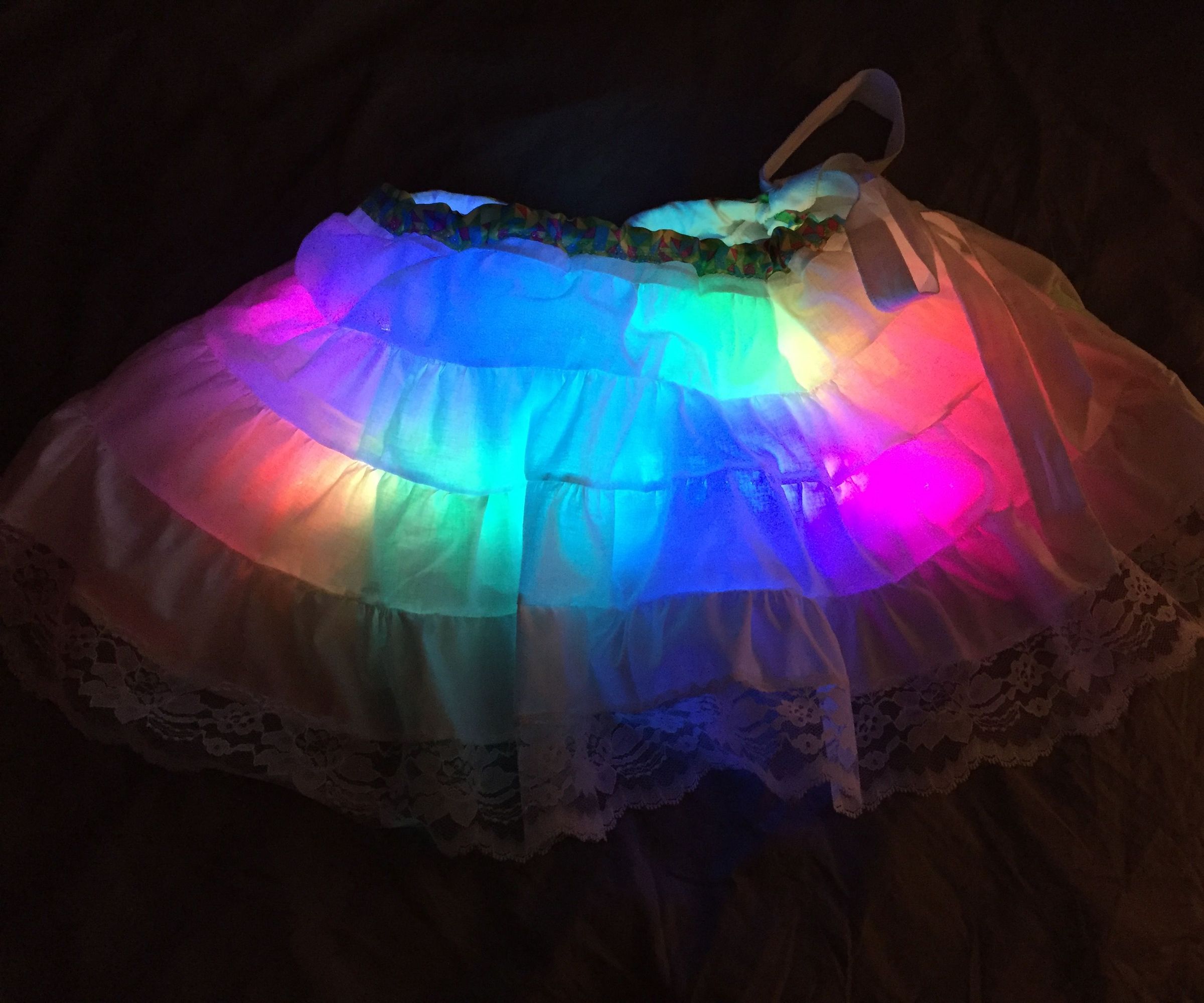 Neopixel Rainbow Tutu of Righteousness
