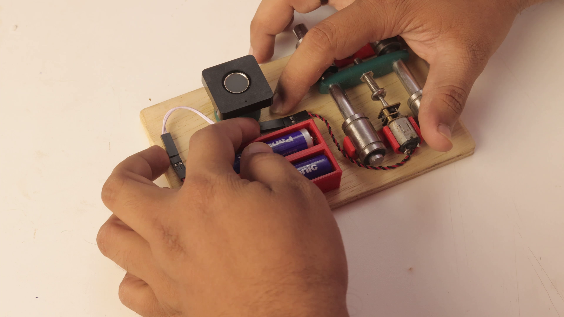 Fingerprint Door Lock 11 Steps with Pictures Circuit Diagram