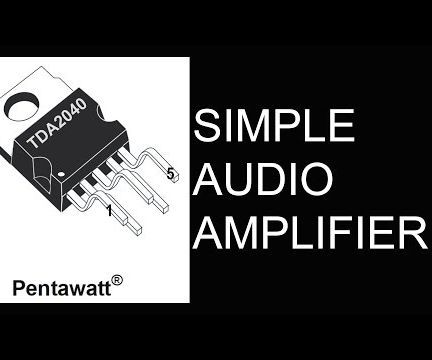 Simple Audio Amplifier (Home Made)