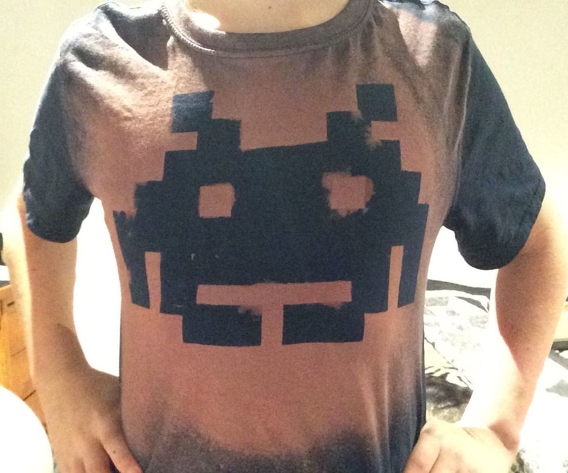 How to Make a Custom Shirt Using Bleach