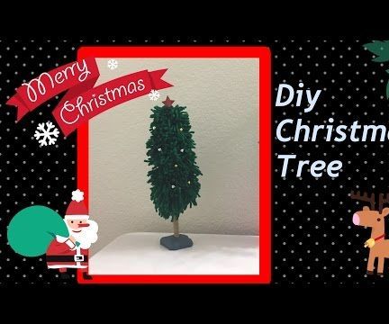 DIY Tabletop Christmas Tree