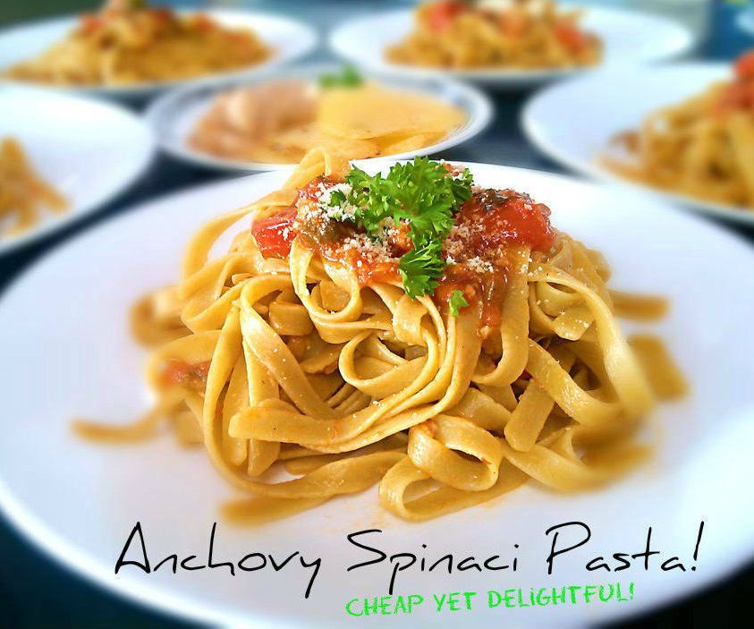Anchovy Spinaci Pasta!