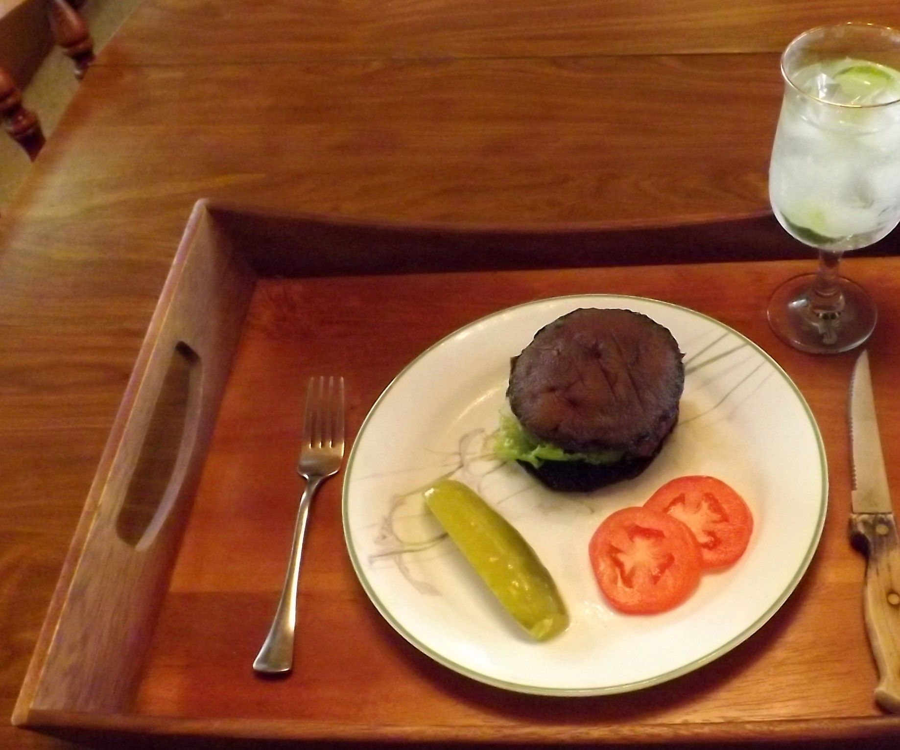 PORTOBELLO BACON CHEESE BURGER