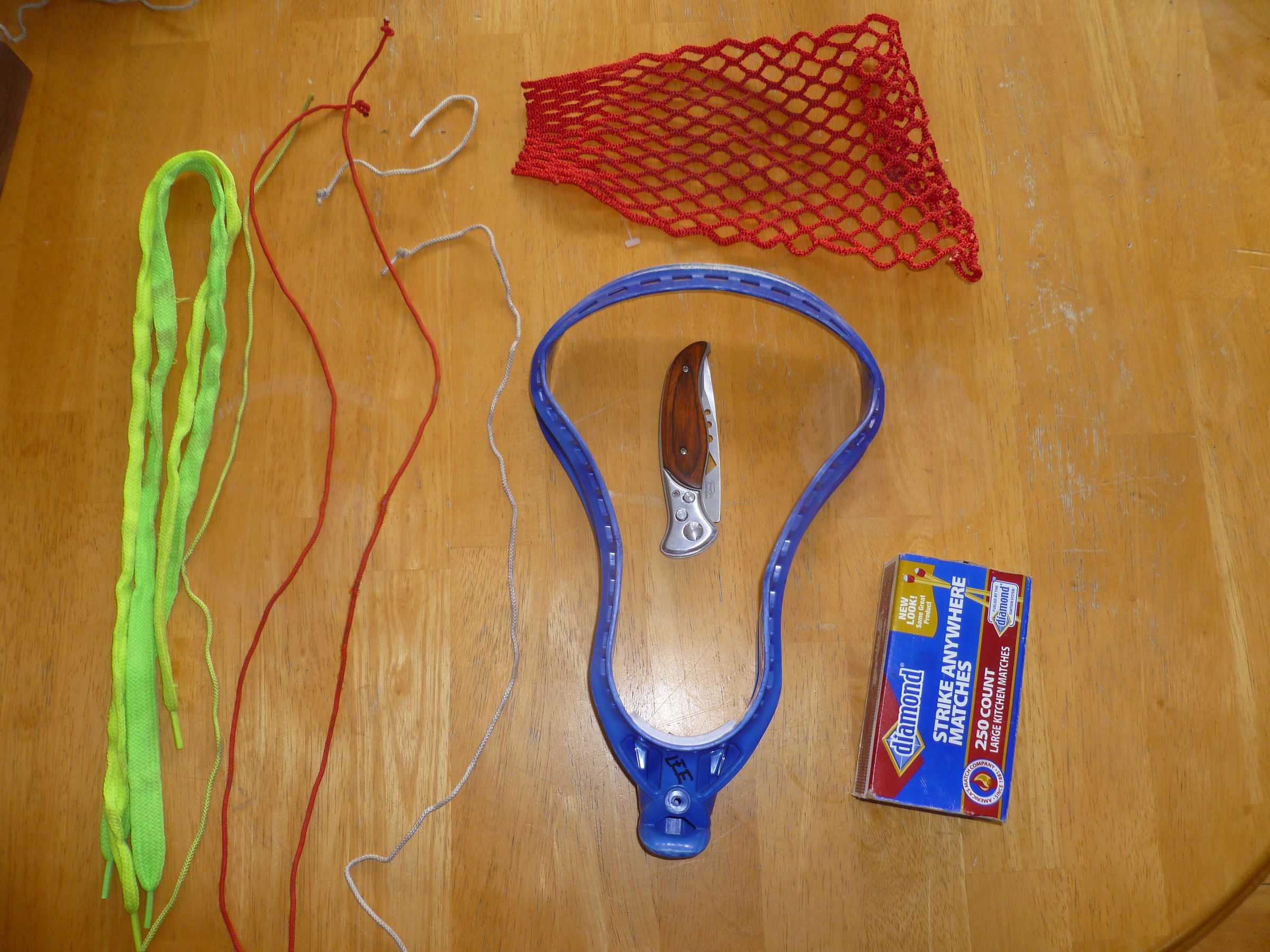 How to String a Lacrosse Head 6 Steps Instructables