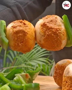 Skewer the Mushrooms