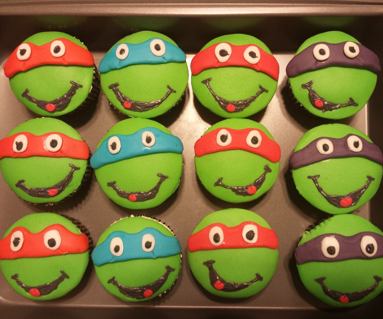 Ninja Turtle Cupcakes