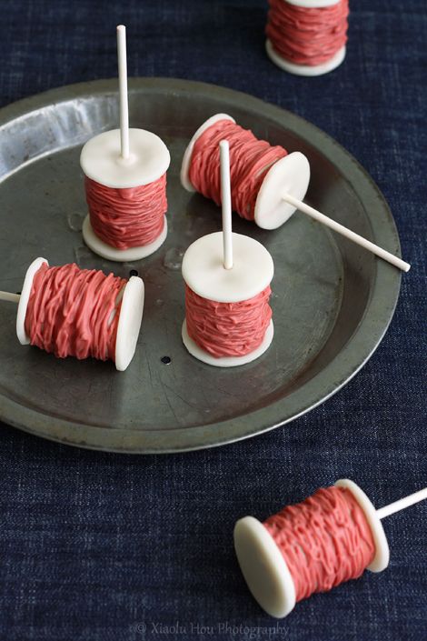 Spools of Thread Cake Pops