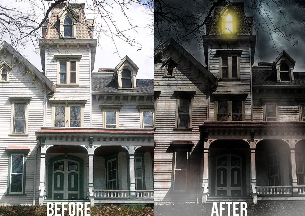 Haunted House Photo Edit