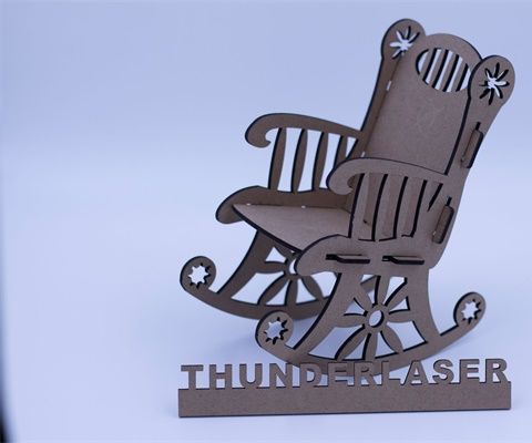 Laser MDF Model Cutting – Cutting a Lovely Chair